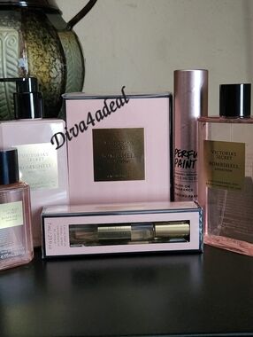 Victoria’s Secret BOMBSHELL SEDUCTION 3.4 FL OZ & Mini/Travel Spray 6PC Bundle